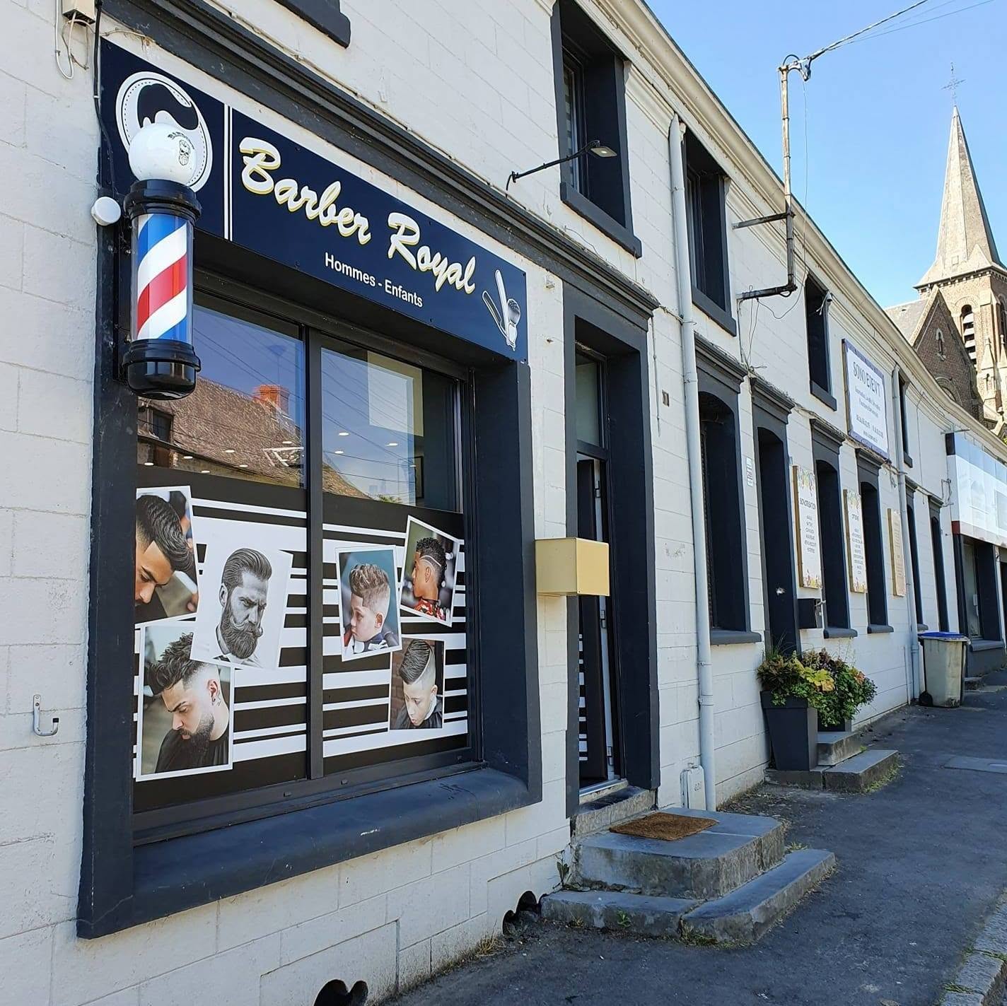 Façade du salon Barber Royal à Feignies